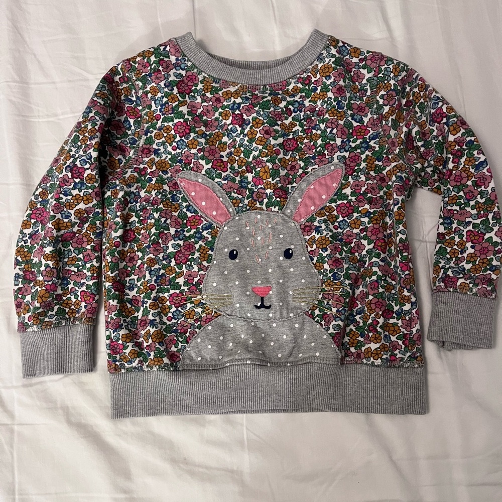 The cutest bunny sweatshirt from Boden.